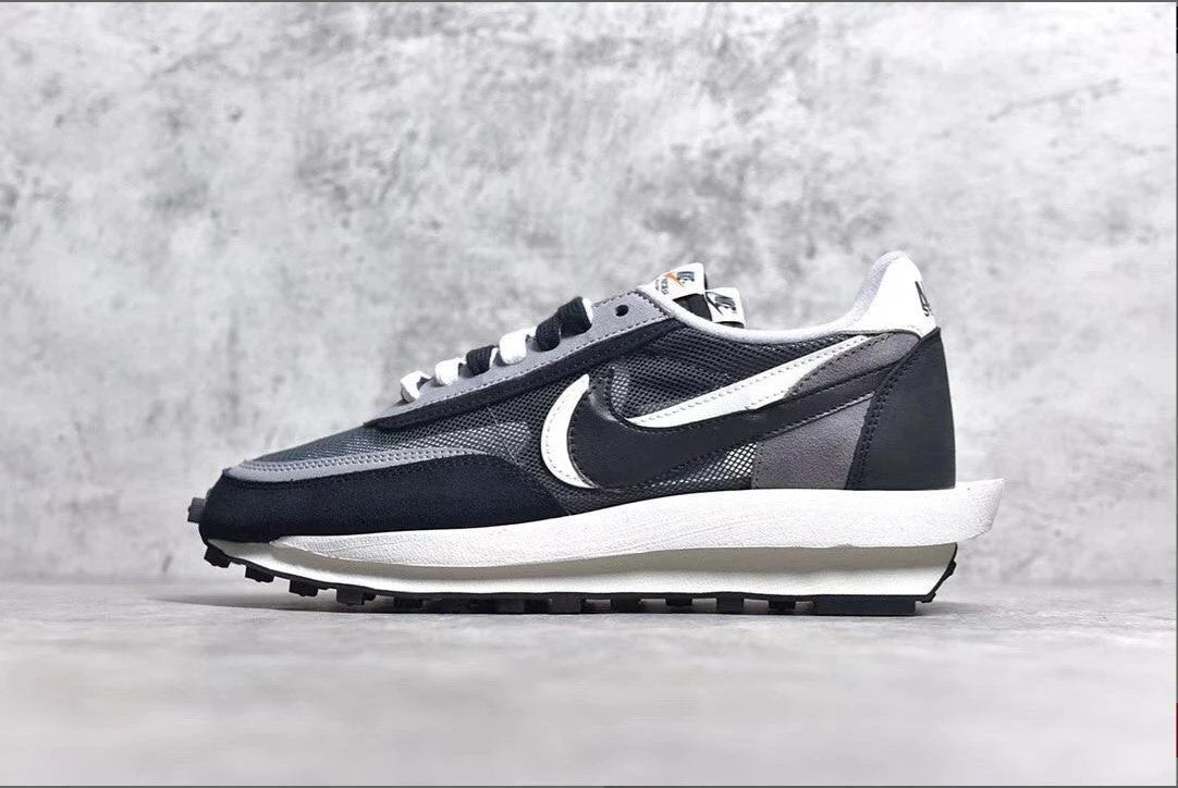 LD Waffle sacai Black Shoes Sneakers by Air Jordan