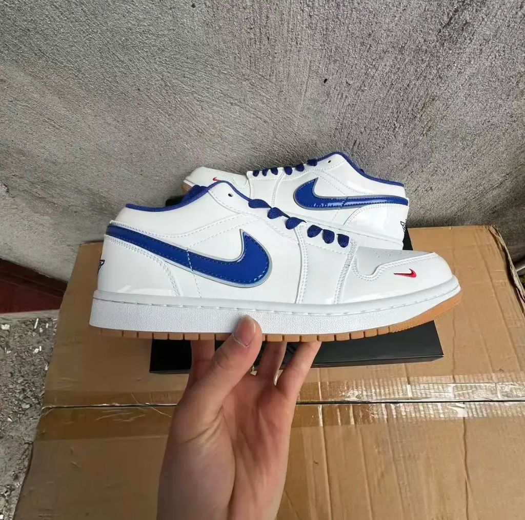 Air Jordan 1 Low Dodgers Shoes Sneakers by Air Jordan