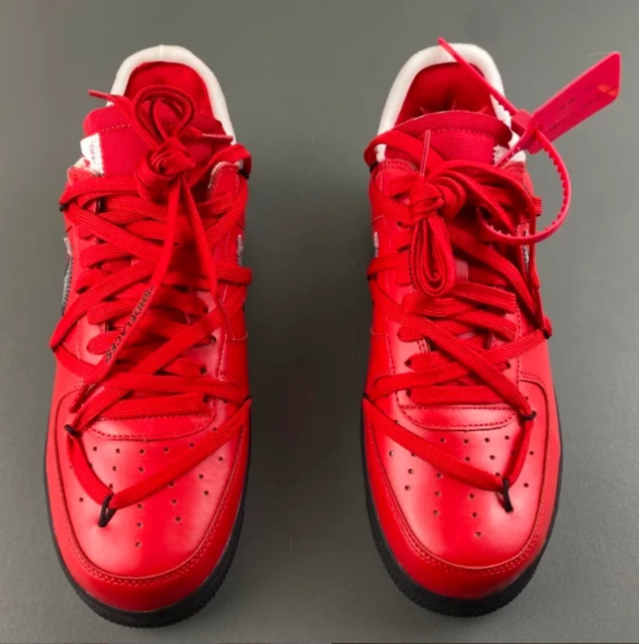 OW x Air Force 1 Low Crimson Sample Shoes Sneaker by Air Jordan