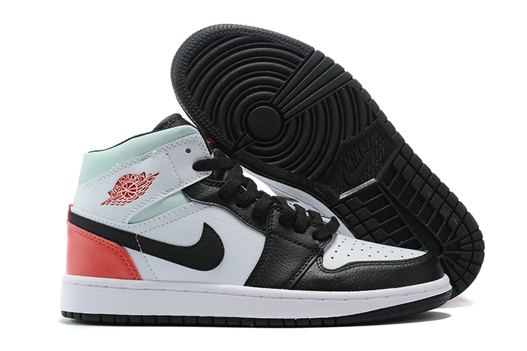 Air Jordan 1 Mid Red Black Toe by Air Jordan