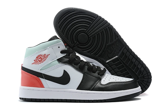 Air Jordan 1 Mid Red Black Toe by Air Jordan
