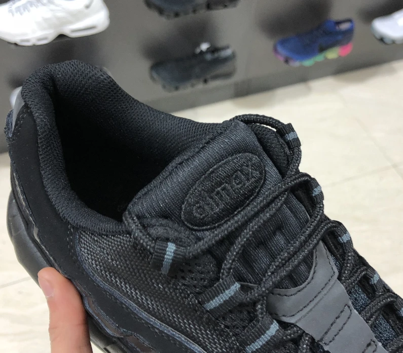 AM 95 Triple Black Shoes Sneakers by Air Jordan