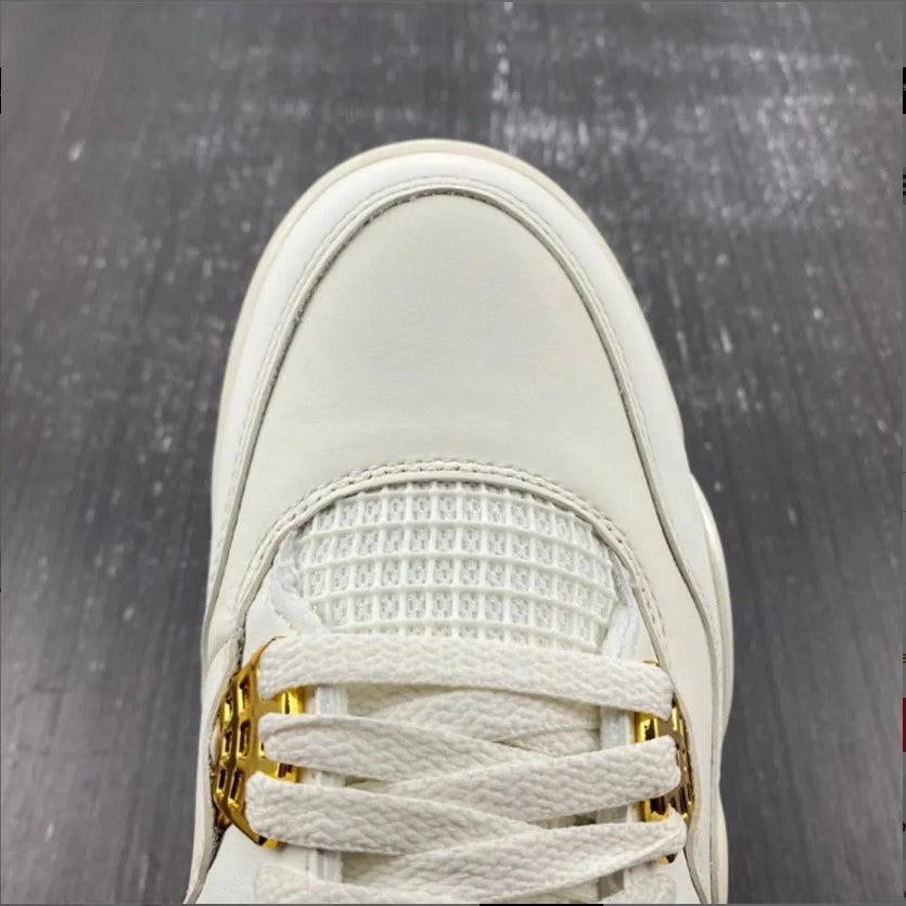 Air Jordan 4 Sail Metallic Gold Shoes Sneakers by Air Jordan
