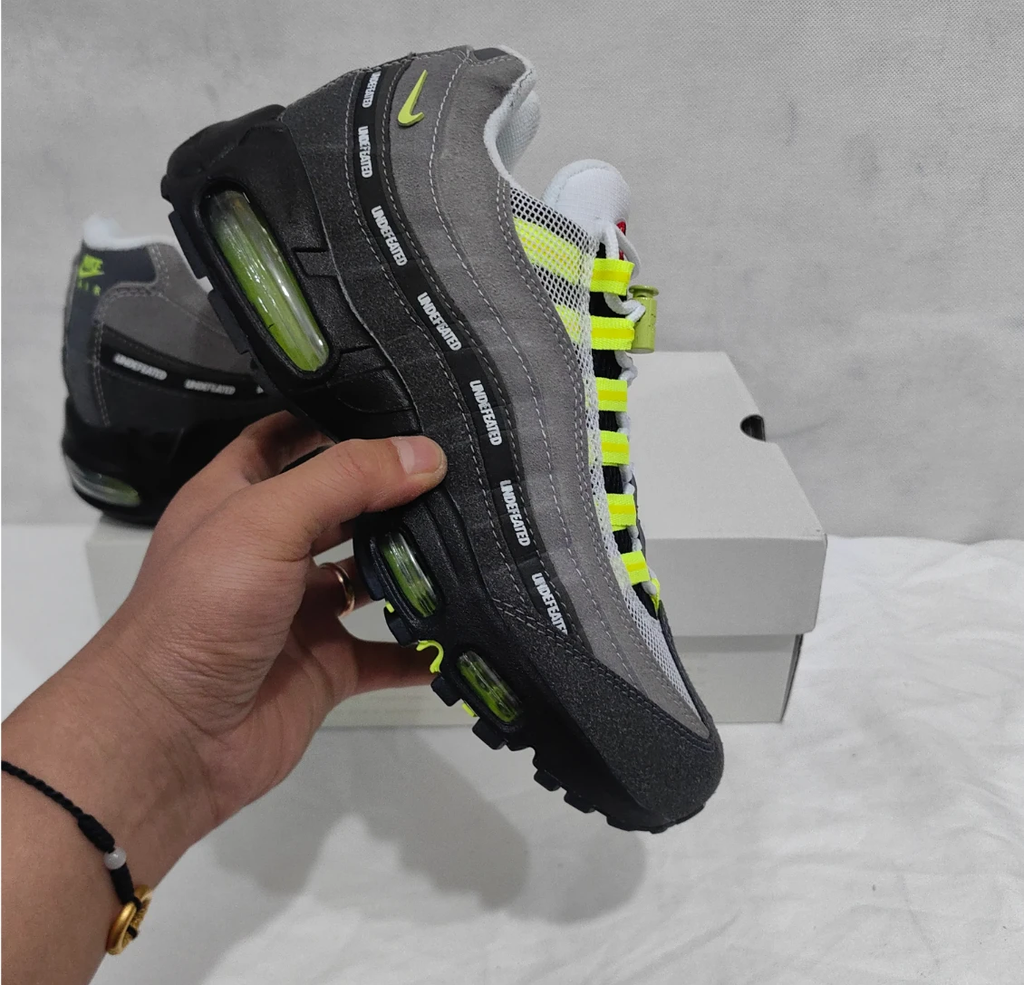 Undefeated x AM 95 Geo NYC Neon Shoes Sneakers by Air Jordan