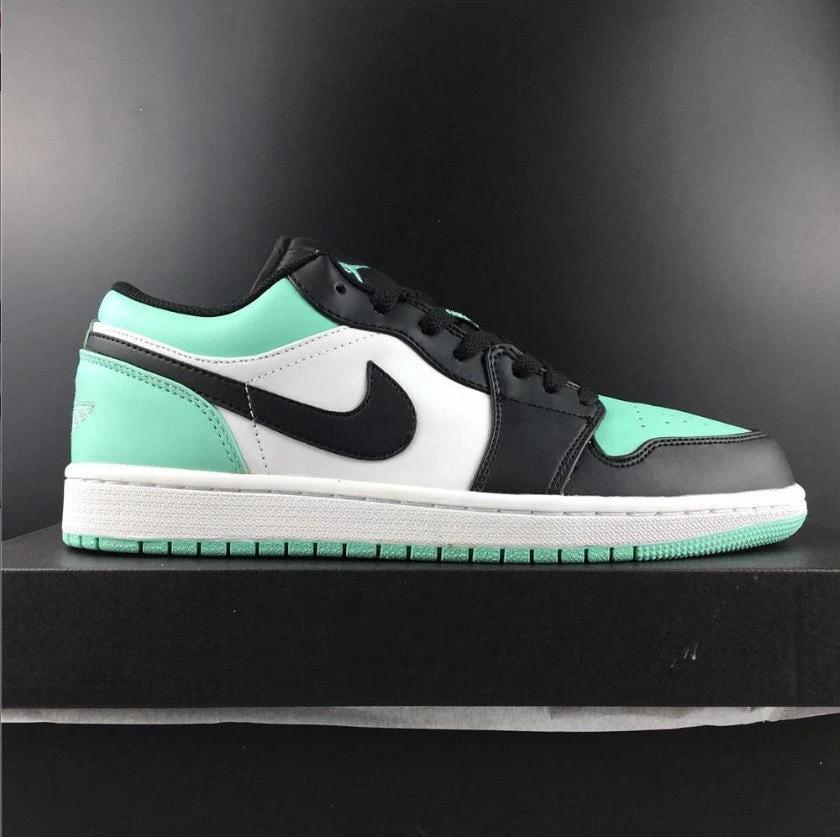 Air Jordan 1 Low Emerald Toe Shoes Sneakers by Air Jordan
