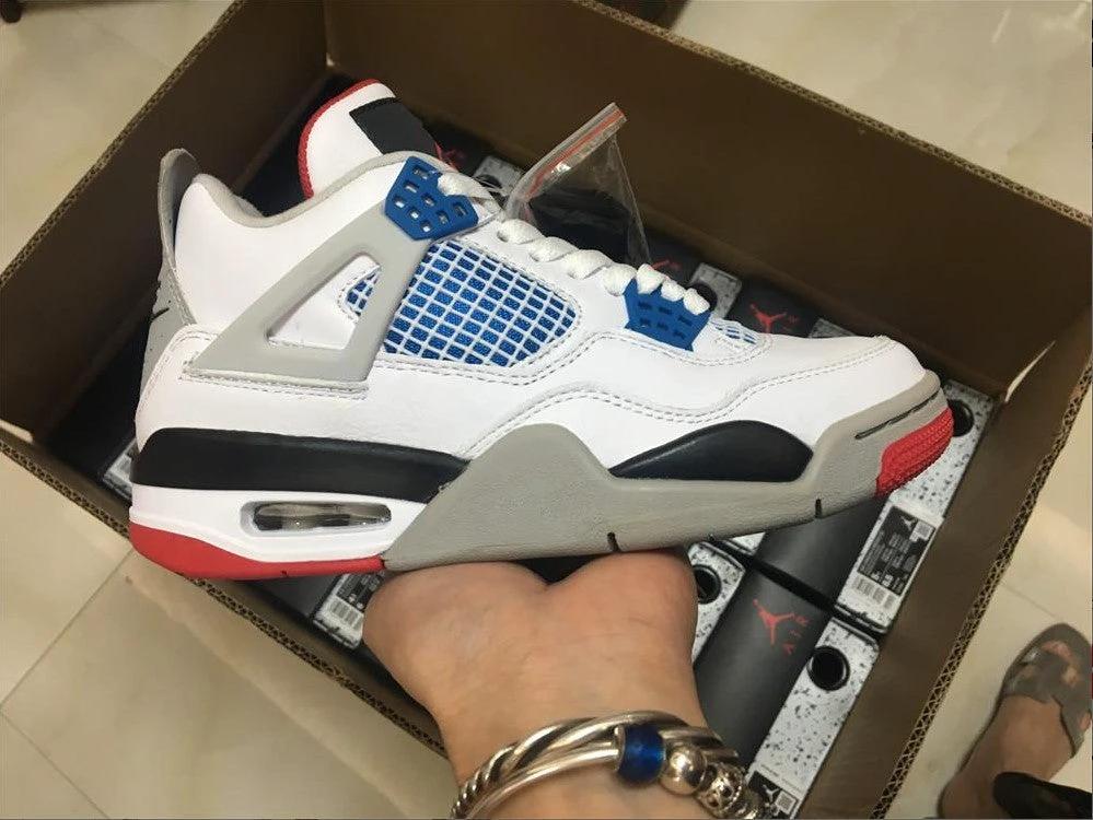 Air Jordan 4 Retro What The Shoes Sneakers by Air Jordan