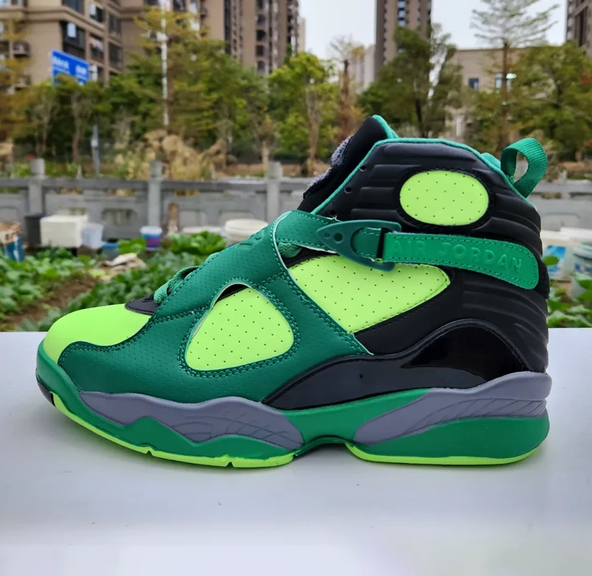 Air Jordan 8 Oregon PE Gorge Green Shoes Sneakers by Air Jordan