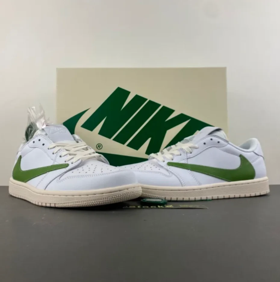 Travis Scott x Air Jordan 1 Low OG Matcha Shoes Sneakers by Air Jordan