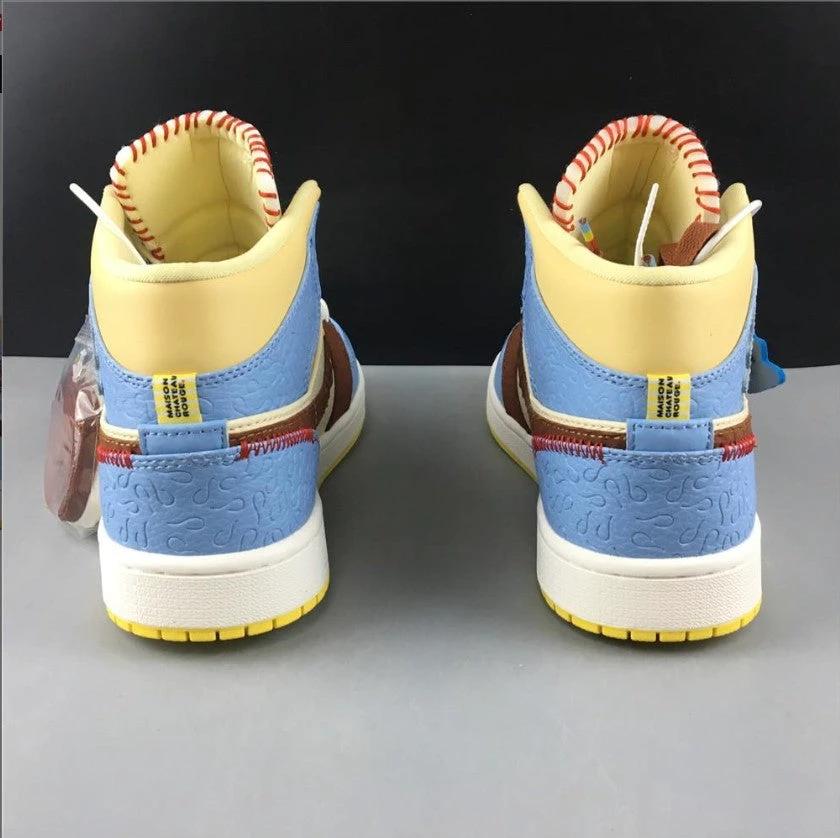 Air Jordan 1 Mid SE Fearless Maison Chateau Rouge Shoes Sneakers by Air Jordan