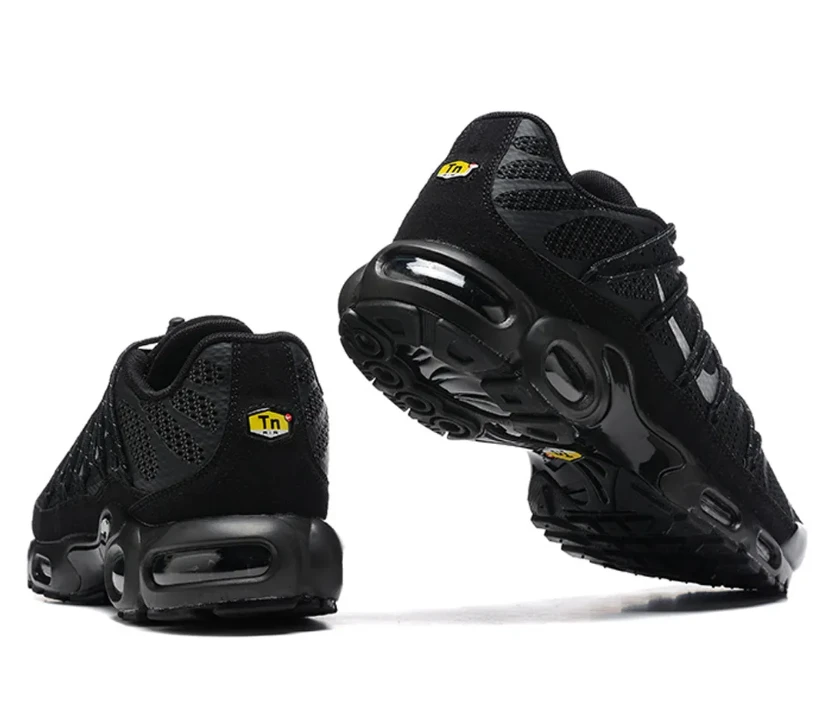 Air Max Plus Utility Black Metallic Silver Shoes Sneakers by Air Jordan