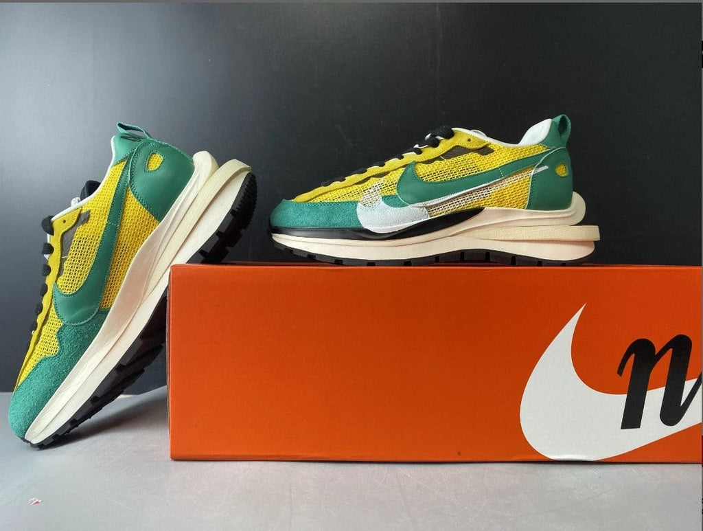 Sacai x Pegasua Vaporfly Yellow Green Shoes Sneakers by Air Jordan