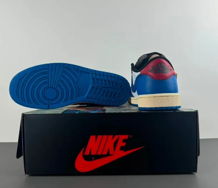 Union LA x AJ 1 Low OG Storm Blue Shoes Sneakers by Air Jordan