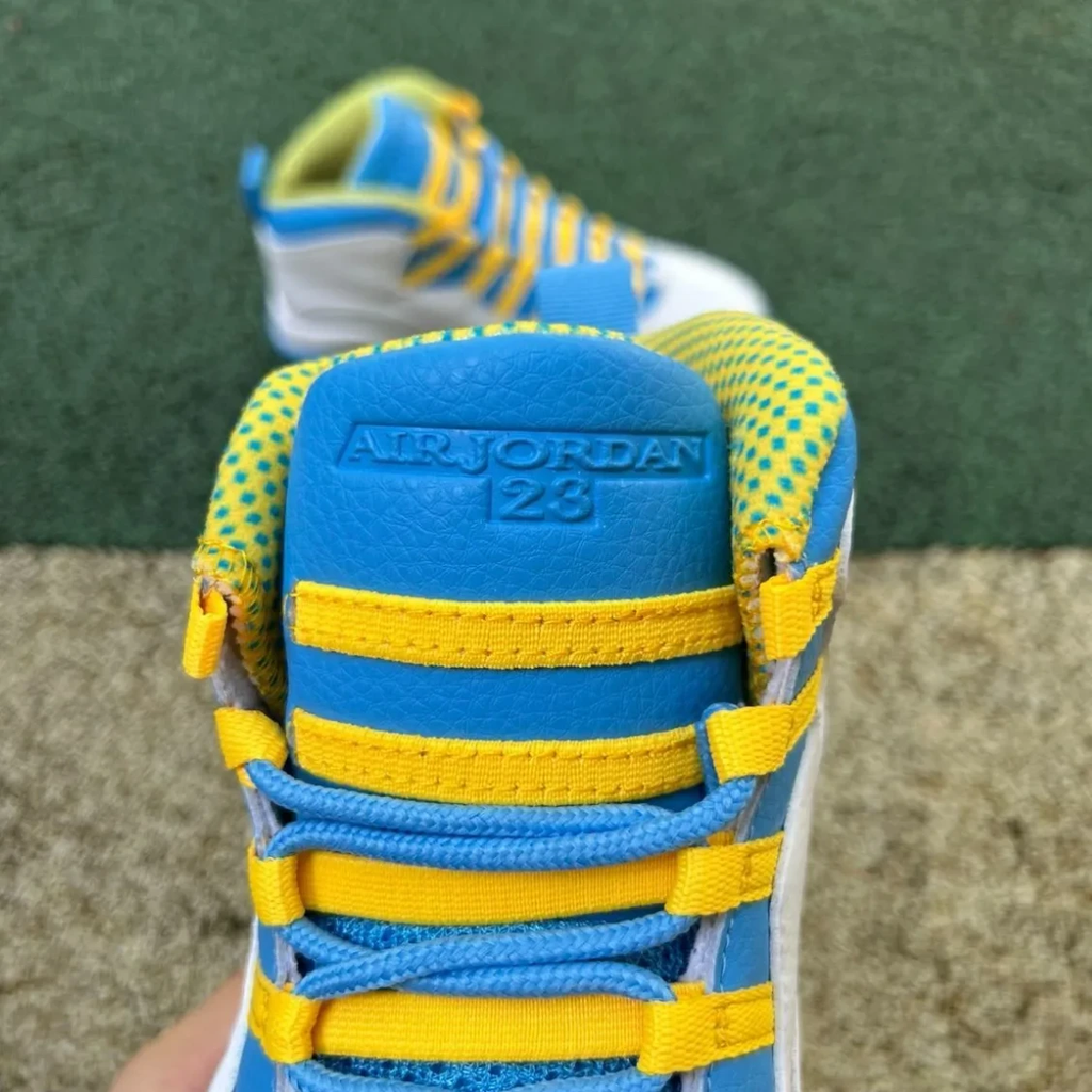 Air Jordan 10 Carolina Blue Yellow Shoes Sneakers by Air Jordan
