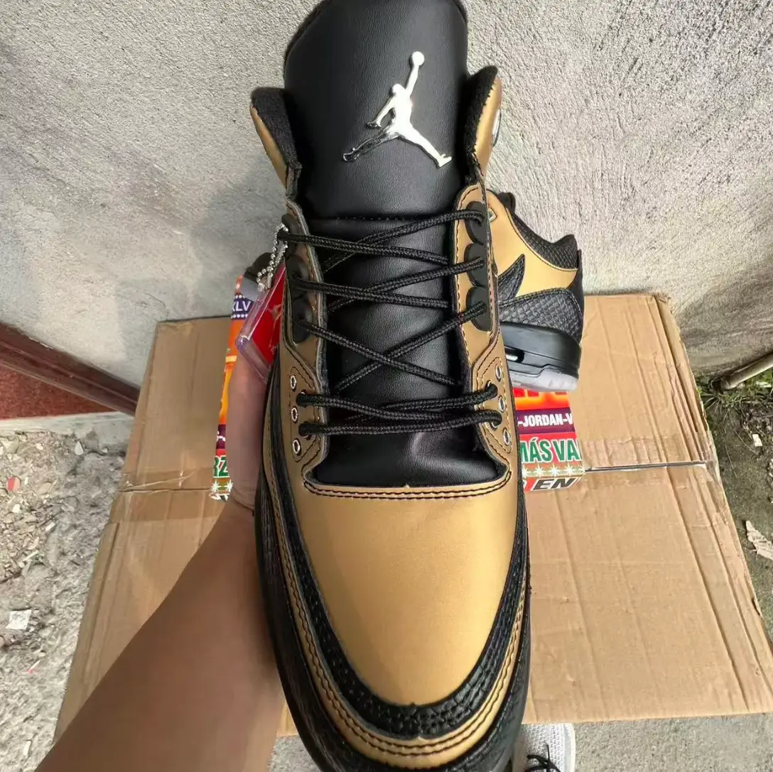 Air Jordan 3 Retro El Vuelo Black Sample Shoes Sneakers by Air Jordan