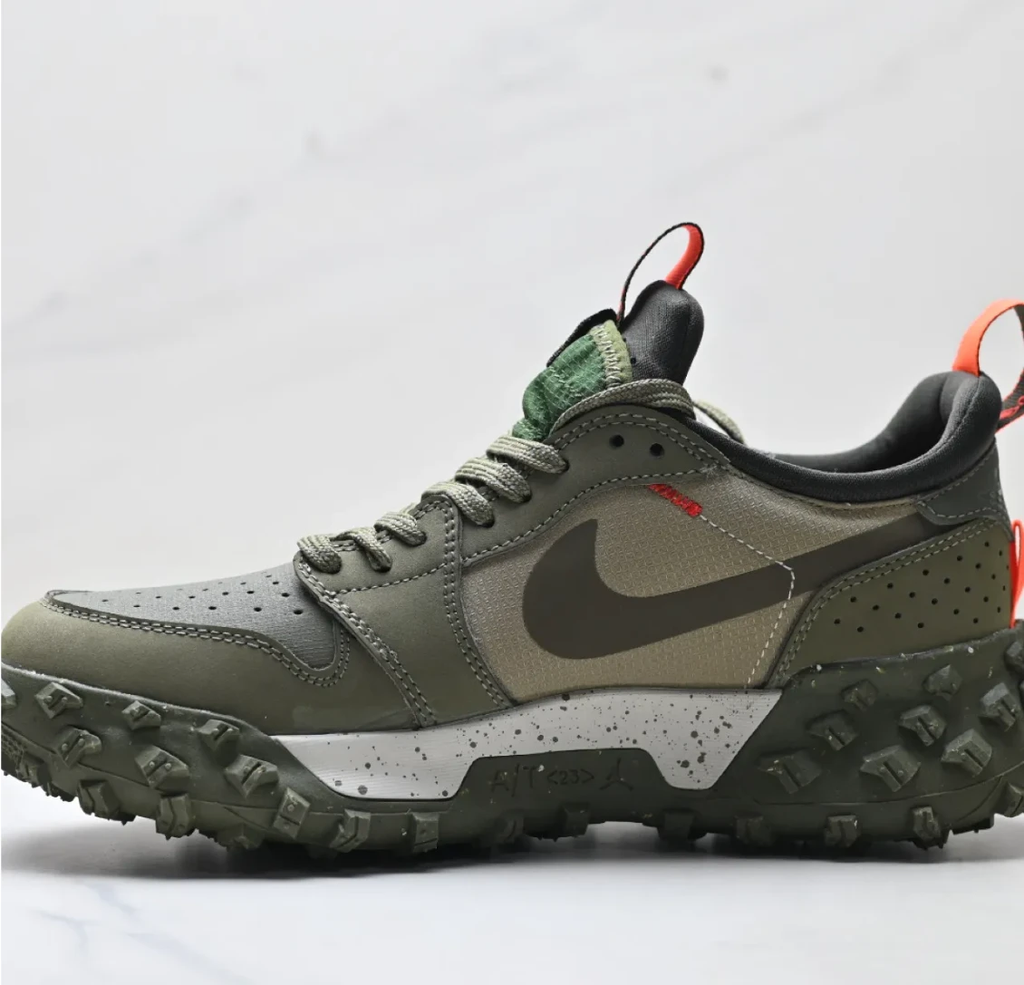 Air Jordan 1 Low Element GoreTex Medium Olive Shoes Sneakers by Air Jordan