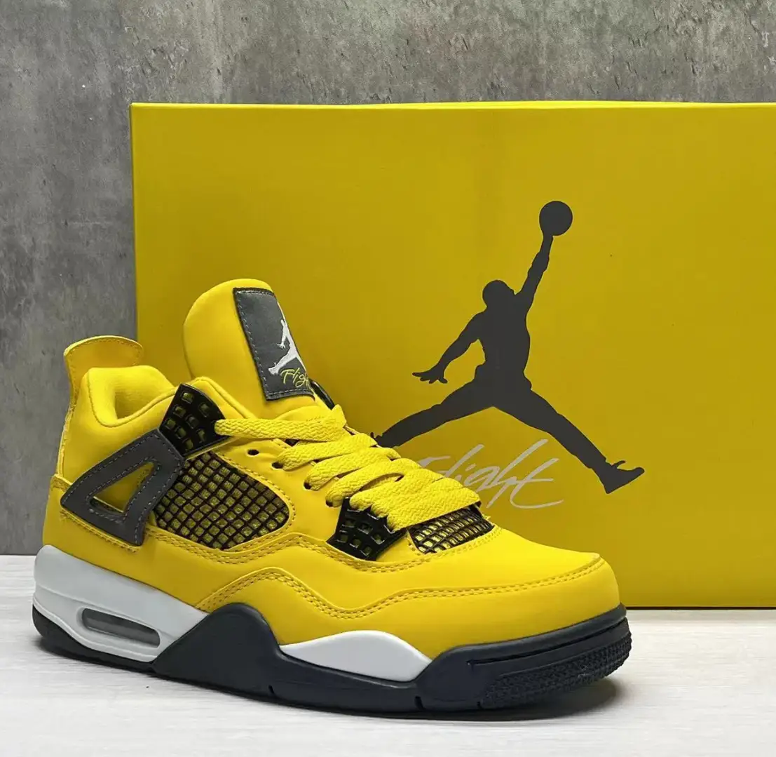 Air Jordan 4 Retro Lightning 2021 Shoes Sneakers by Air Jordan