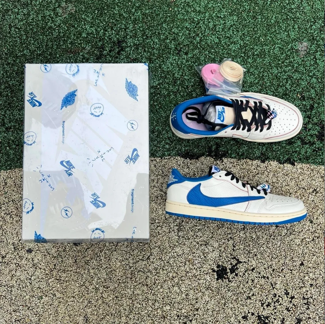 Travis Scott x Fragment x Air Jordan 1 Low 2025 Shoes Sneakers by Air Jordan
