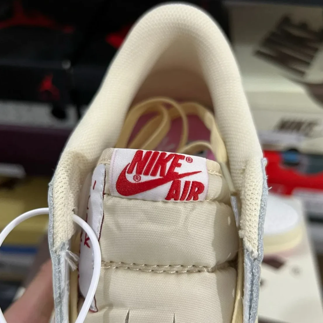 Travis Scott x Air Jordan 1 Low OG Sail Shy Pink Shoes Sneakers by Air Jordan