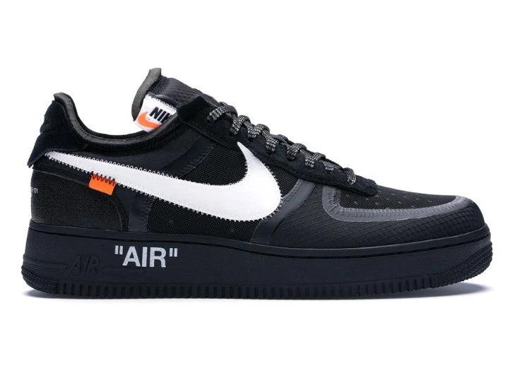 Air Force 1 Low Off-White Black White Shoes Sneakers by Air Jordan