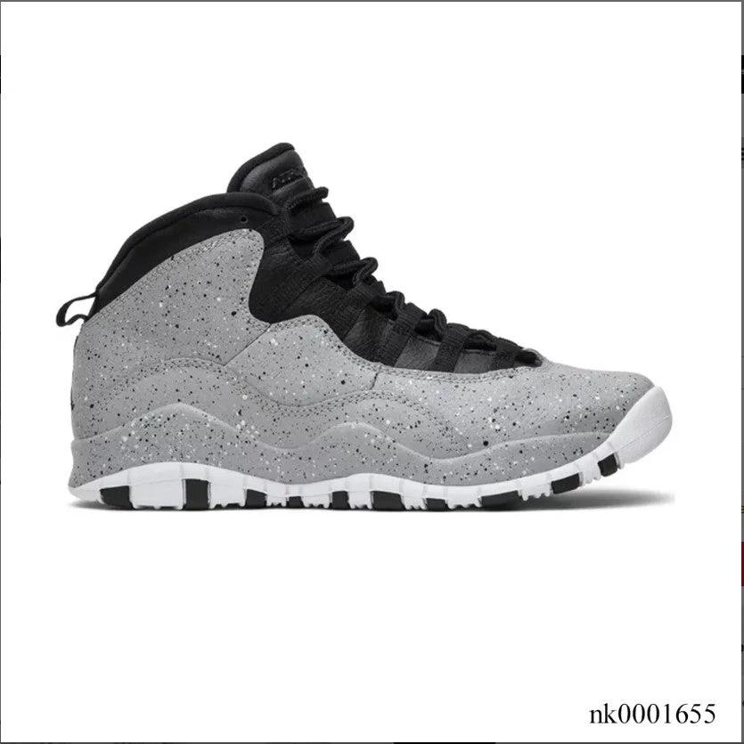 Air Jordan 10 Cement Shoes Sneakers by Air Jordan
