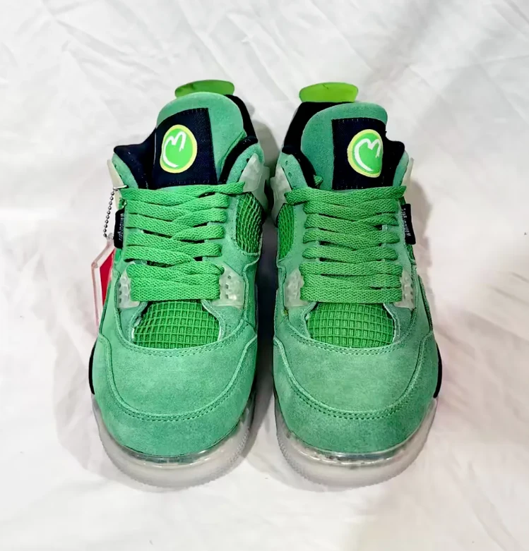 Air Jordan 4 Wahlburgers PE Shoes Sneakers by Air Jordan