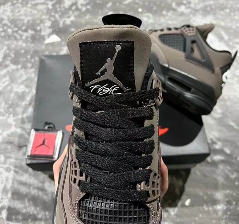 Air Jordan 4 Cave Stone Shoes Sneakers by Air Jordan