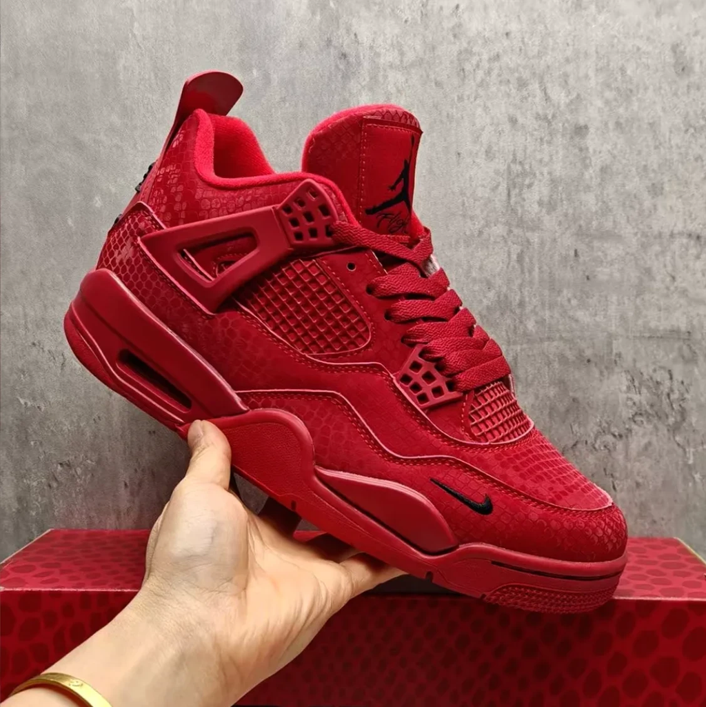 Nigel Sylvester x Air Jordan 4 Red Mamba Shoes Sneakers by Air Jordan