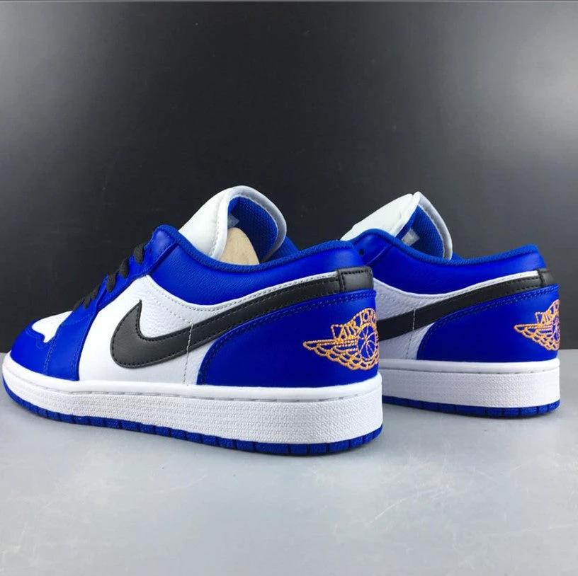 Air Jordan 1 Low Hyper Royal Orange Peel Shoes Sneakers by Air Jordan