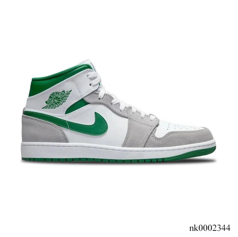 Air Jordan 1 Mid SE Grey Green Shoes Sneakers by Air Jordan