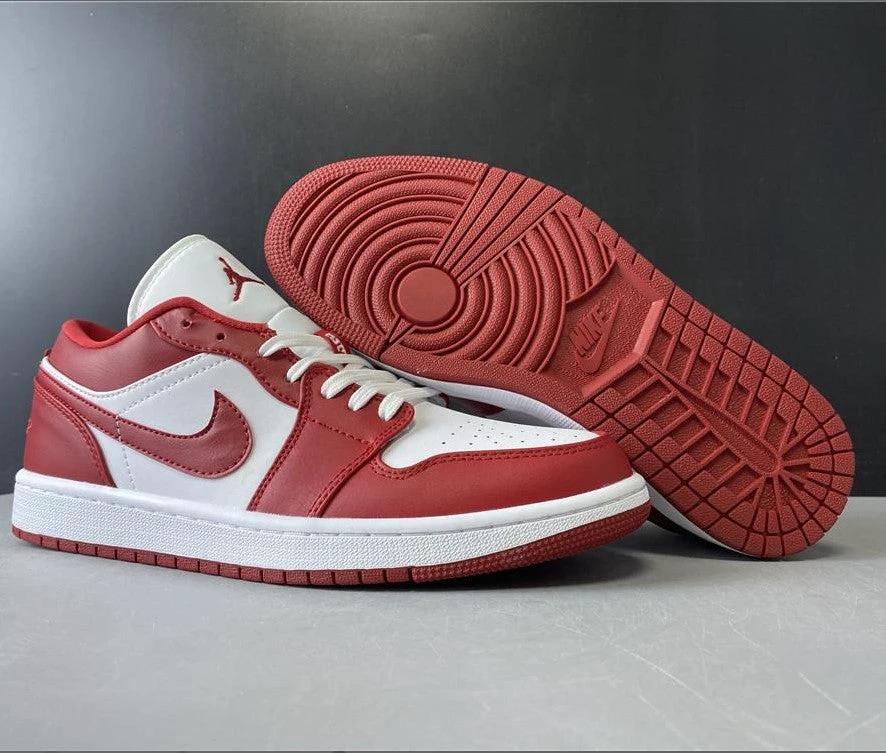 Air Jordan 1 Low Gym Red White Shoes Sneakers by Air Jordan