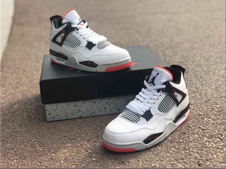 Air Jordan 4 Retro Flight Nostalgia Shoes Sneakers (Big Size Available) by Air Jordan