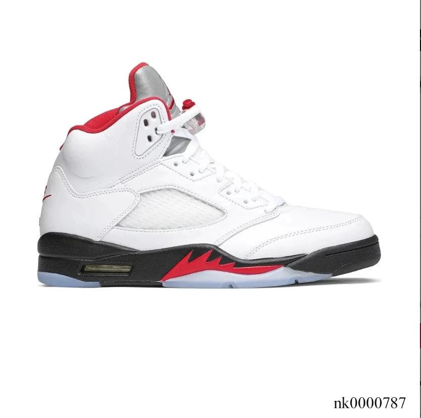 Air Jordan 5 Fire Red Silver Tongue (2020) Shoes Sneakers by Air Jordan