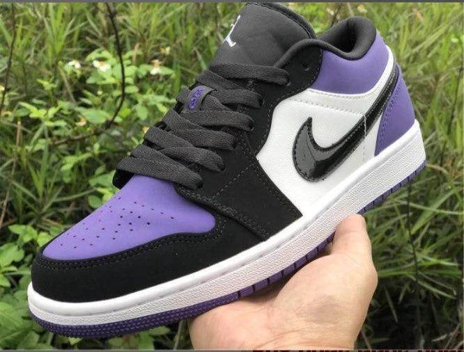 Air Jordan 1 Low Court Purple (GS) Shoes Sneakers by Air Jordan