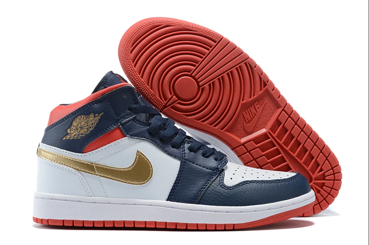 Air Jordan 1 Mid SE USA White by Air Jordan