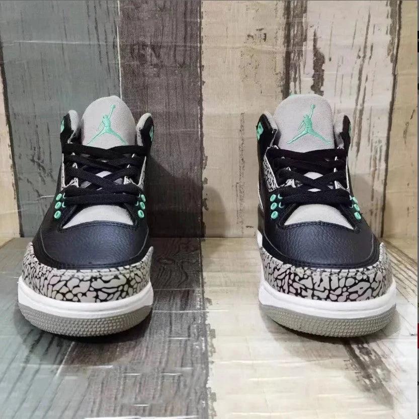 Air Jordan 3 Green Glow Shoes Sneakers by Air Jordan