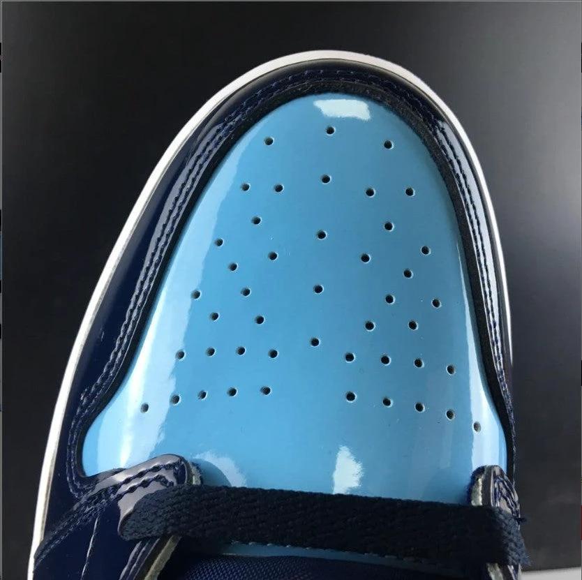Air Jordan 1 Retro High UNC Patent Shoes Sneakers by Air Jordan