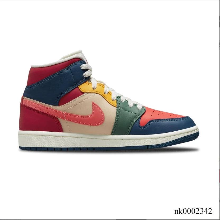 Air Jordan 1 Mid SE Multi Color Shoes Sneakers by Air Jordan