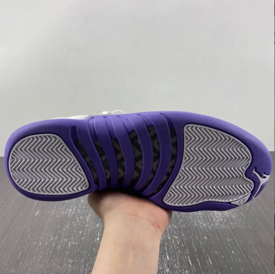 Air Jordan 12 White Field Purple Shoes Sneakers by Air Jordan