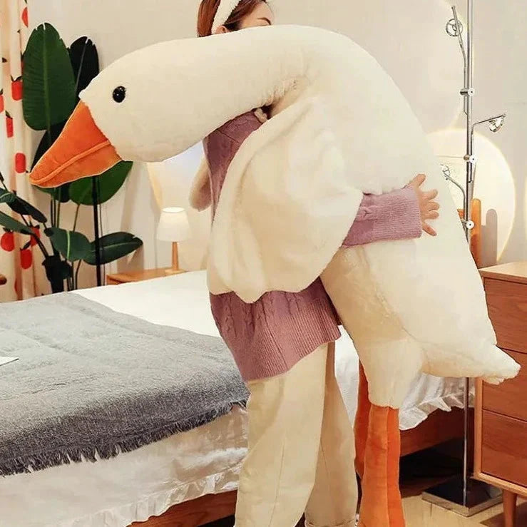 Giant Goose Cushion by Bowlift