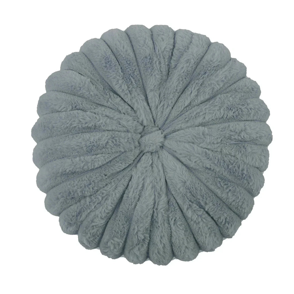 Fluffy Pastel Pumpkin Cushion by Bowlift