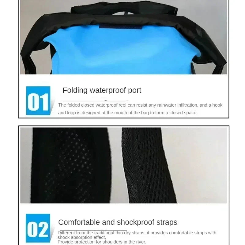 AquaGuard Backpack 25L | Waterproof and breathable backpack for kayaking, trekking and outdoor adventures by BowLift