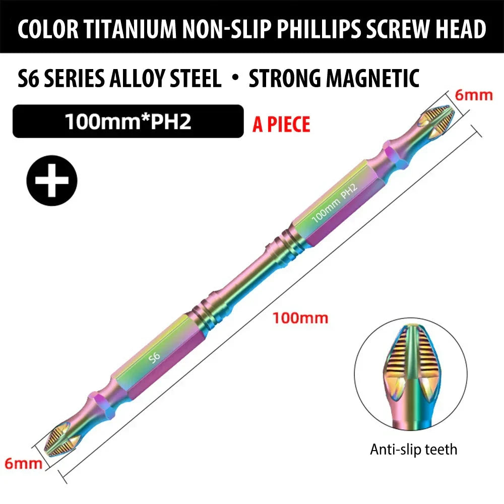 Magnetic Titanium Impact Anti-Slip Screw Head by BowLift