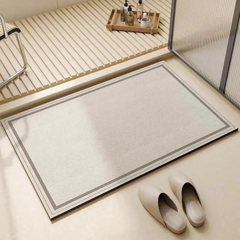 Non-slip Diatomite Bath Mat Kitchen Mat Door Mat Shower Mat by BowLift