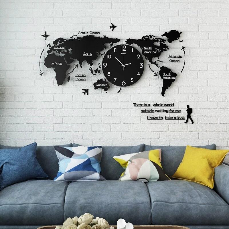 Artsy Time Unique Acrylic 3D DIY Wall Clock by BowLift