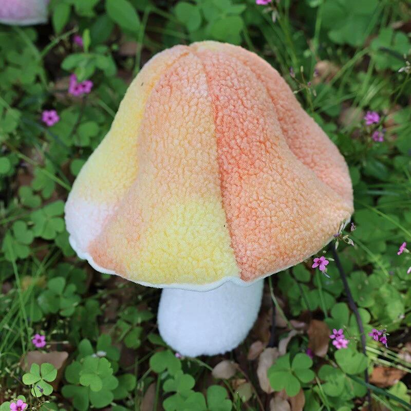 Fluffy Mushroom Cushion by Bowlift