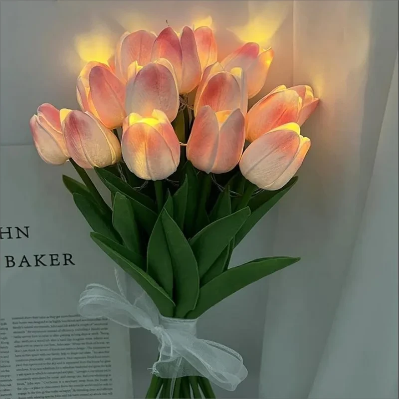 TulipGlow - Portable LED Tulip Night Light Bowlift by Bowlift