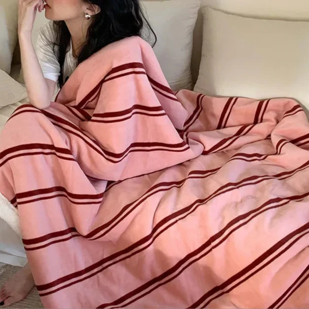 Stripe Sofa Throw by Bowlift
