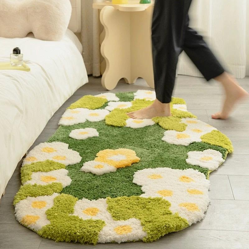 Green Garden Rug by Bowlift