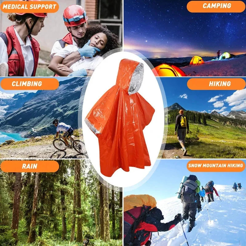 Foldable Rain Poncho – Protection against Weather & Wind by BowLift