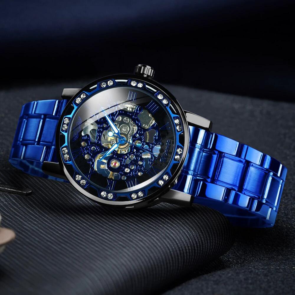 Luminous Mechanical Titan Skeleton Watch by BowLift
